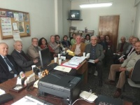 Συνεδρίαση του Διοικητικού Συμβουλίου του Συνδέσμου Συνταξιούχων Τ.Ε.Α.Χ. στα γραφεία του Περιφερειακού Τμήματος Θεσσαλίας της Ε.Ε.Χ. στο Βόλο